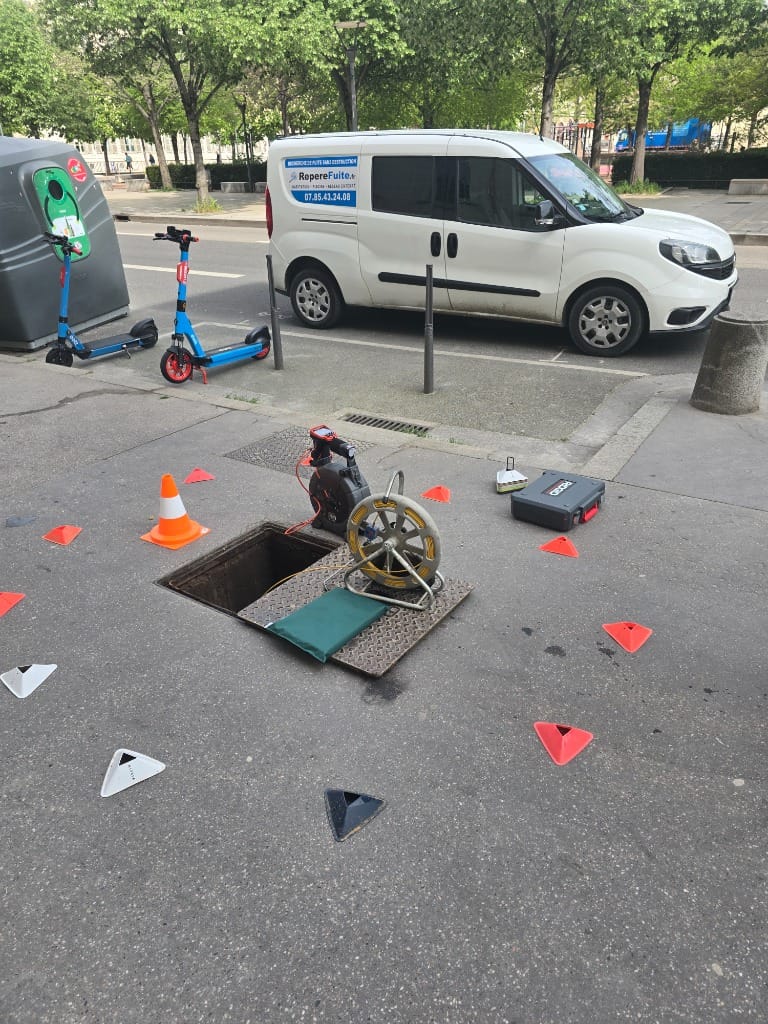 Intervention recherche de fuite Lyon Bellecour